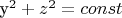 y^2+z^2 = const