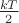 $\frac{kT}2$