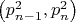 $\left( {p_{n - 1}^2,p_n^2} \right)$