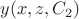 $y(x,z, C_2)$