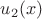 $u_2(x)$