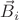 $\vec{B}_i$ $\vec{B}_i$