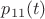 $p_{11}(t)$