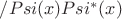 $/Psi(x)Psi^{*}(x)$