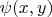 $\psi (x,y) $