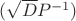 $(\sqrt{D}P^{-1})$