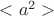 $<a^2>$