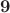 $\mathbf 9$