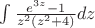 $\int\frac{e^{3z} - 1}{z^2  (z^2 + 4)}dz