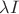 $\lambda I$