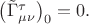 $\bigl(\tilde{\Gamma}^\tau_{\mu\nu}\bigr)_0=0.$