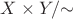 $X\times Y/ {\sim}$