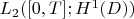 $L_2([0,T];H^1(D))$