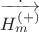 $\dot{\overrightarrow{H_m^{(+)}}}$
