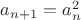 $a_{n+1}=a_n^2$