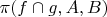 $\pi(f \cap g,A,B)$