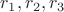 $r_1,r_2,  r_3$
