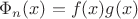 $\Phi_n(x)=f(x)g(x)$