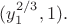 $(y_1^{2/3},1).$