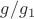 $g/g_1$