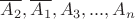 $\overline{A_2},\overline{A_1},A_3,...,A_n$