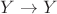 $Y \rightarrow Y$