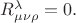 $R^\lambda_{\mu\nu\rho}=0.$