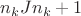 $n_k∣n_k+1$ $n_k∣n_k+1$