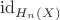 $\mathrm{id}_{H_n(X)}$