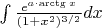 $\int \frac{e^{a \cdot \arctg x}}{(1+x^2)^{3/2}}dx$