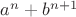 $a^n+b^{n+1}$