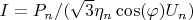 $Iном=P_{n}/(\sqrt3\eta_{n}\cos(\varphi)U_{n})$
