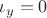 ${\iota _{y}}=0$