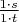 $\frac{1 \cdot s}{1 \cdot t}$