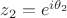 $z_2 = e^{i\theta_2}$