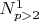 $N^1_{p>2}$