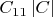 $C_{11}\left|C\right|$