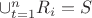 $\cup\limits_{t = 1}^n R_i = S$