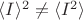 $\langle I\rangle^2\neq\langle I^2\rangle$