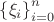 $\left\{ {\xi _i } \right\}_{i = 0}^n $