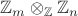 $\mathbb{Z}_m\otimes_\mathbb{Z}\mathbb{Z}_n$