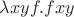 $\lambda xyf.fxy$