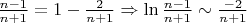 $\frac{n-1}{n+1} = 1 - \frac{2}{n + 1} \Rightarrow \ln \frac{n - 1}{n + 1} \sim \frac{-2}{n + 1}$