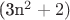 (3n^2+2)
