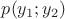 $p(y_1;y_2)$