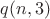 $q(n,3)$