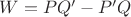 $W=PQ'-P'Q$