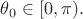 ${\theta _0} \in [0,\pi ).$