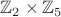 $\mathbb Z_2 \times \mathbb Z_5$