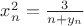 $x_n^2=\frac{3}{n+y_n}$